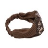 Unique Bargains Women's Rose Wide Headband 1 Pc - 3 of 4