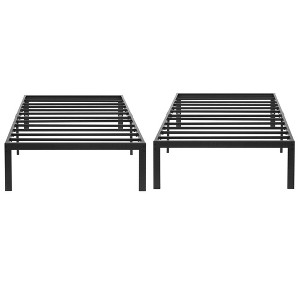 VECELO Bed Frames, Heavy Duty Metal Platform with Steel Slat - 1 of 4