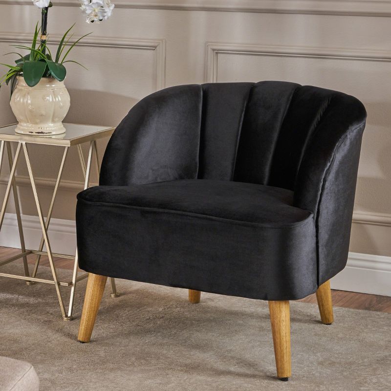 Amaia Modern New Velvet Club Chair - Christopher Knight Home, 3 of 10