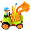 AZ  Import 4" Cartoon RC Construction Truck Remote Control Toy For Toddlers (Green) - 4 of 4