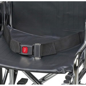 DMI Wheelchair Seat Belt and Safety Harness, Easy Install, 45 Inches long and 1.75 Inches Thick, Adjusts to 41 Inches, Black (Pack of 1) - 1 of 1