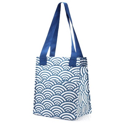 Details about   Women Insulated Lunch Bag Cooler Picnic Food Box Tote Carry Bags Japanese Waves