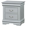 NicBex Nightstand with 2 Drawers,22 inch /21 inch Side Table with Metal Handles and  Elegant Finish,Classic Bedside Table for Bedroom,Living Room - 2 of 4