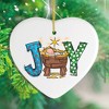 Religious Themed Christmas Ornaments, Nativity and Jesus Christ Decorations (Joy Nativity Baby Jesus Ceramic Christmas Ornament) - 2 of 2