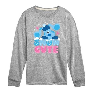 Boys' - Blue's Clues & You! - Snow Cute Long Sleeve Graphic T-Shirt - 1 of 4