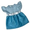 Doll Clothes Superstore Two Tone Sparkle Dress Fits 15-16 Inch Baby And Cabbage Patch Kid Dolls - 4 of 4