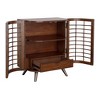 Treasure Trove Accents 2 Door Manchester Cabinet with Drawer Brown: Mango Wood, Divided Storage, Adult Assembly Required - 3 of 4