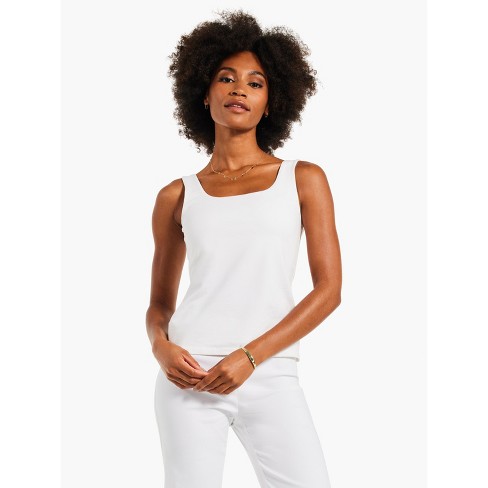 Nic + Zoe Women's Shelf Bra Tank - Paper White, Xxl : Target