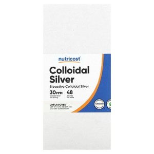 Nutricost Colloidal Silver, Unflavored, 150 mcg, 8 fl oz (240 ml) - 1 of 3