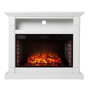 Willarton Widescreen Electric Fireplace with Media Storage - FE1154459 - Grey - SEI - 1 of 4