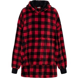 ADR Adult Wearable Blanket, Sweater Hoodie, Blanket with Sleeves for Men & Women Oversized Sweatshirt - 1 of 1