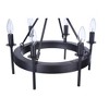 Craftmade Lighting 6 - Light Semi-Flush Mount in  Flat Black - 4 of 4