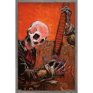Trends International David Lozeau - El Guitarrista Framed Wall Poster Prints - 1 of 4