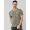 Lars Amadeus Men's Round Neck Animal Pattern Short Sleeves T Shirt - 4 of 4