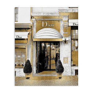 Stupell Industries Glam Fashion Designer Clothing Storefront Urban City, 24" x 30" - 1 of 4