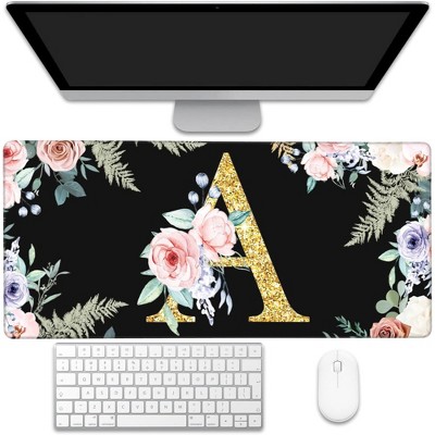 Craze Ventures Golden Letters Desk Mat