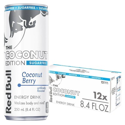 Red Bull Coconut Edition Sugarfree Energy Drink - 12pk/8.4 fl oz Cans