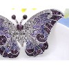Anna-Kaci Empress Monarch Winged Butterfly Crystal Rhinestone Brooch Pin - 4 of 4