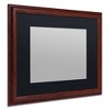 Trademark Fine Art 16"x20" Heavy Duty Wood Frame with Black Mat - 2 of 3