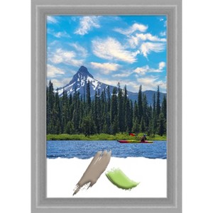 Amanti Art Peak Polished Nickel Narrow Picture Frame - 1 of 4
