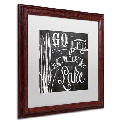 Trademark Fine Art -Color Bakery 'Lake House V' Matted Framed Art