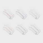 Fruit of the Loom Women's Breathable Cushioned 6pk No Show Athletic Socks - White 4-10