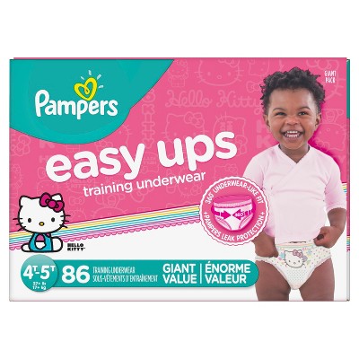 Pampers Easy Ups Girls Training Pants Giant Pack 4T-5T (86 ct) – Target  Inventory Checker – BrickSeek