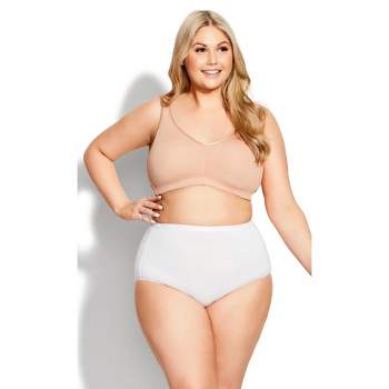 Avenue Body  Women's Plus Size Minimizer Underwire Bra - White - 38ddd :  Target