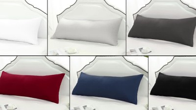 Khaki Soft Microfiber Zipper Closure Body Pillowcase