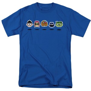 Teen Titans Go Floating Heads Adult T-Shirt - 1 of 4