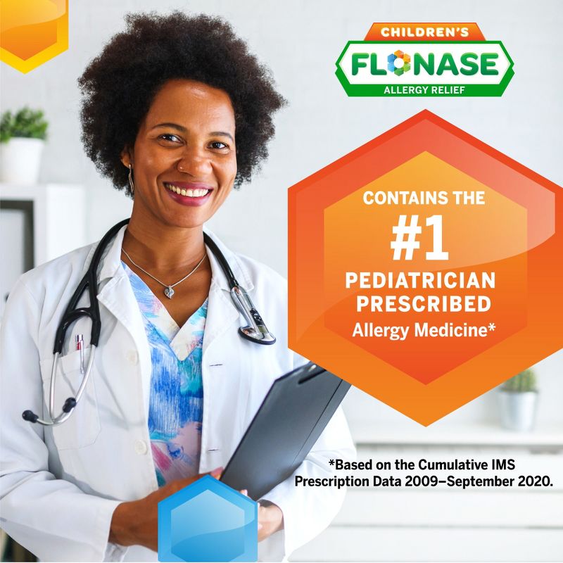 Flonase Children&#39;s Allergy Relief Nasal Spray - Fluticasone Propionate - 72 sprays - 0.38 fl oz, 4 of 11