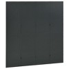 vidaXL Room Divider Freestanding Privacy Screen for Room Separation Steel - Anthracite 63" x 70.9" 2 pcs - 3 of 4