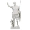 Design Toscano Caesar Augustus of Prima Porta Bonded Marble Statue