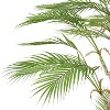 Gulches 51 Inch Pre Potted Artificial Palm Tree Plants with Long Feathery Leaves, Ideal for Indoor Gardens, Living Rooms & Bedrooms - 3 of 4