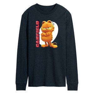 Men's - Garfield - Garfield Movie Vertical Long Sleeve Graphic T-Shirt - 1 of 4