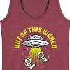 Women's - Disney - Ufo Out Of This World Graphic Racerback Tank - 2 of 4