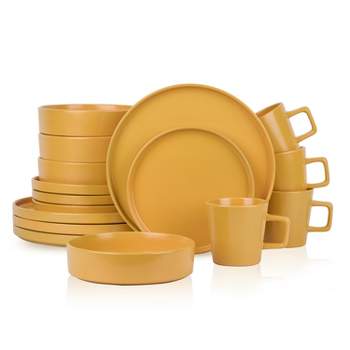 Stone Lain Cleo 16-Piece Stoneware Dinnerware Set, Service for 4
