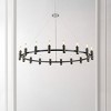 Poitier 18 Light 46" Chandelier - CHA4065 - Black/Brass - Safavieh - 4 of 4