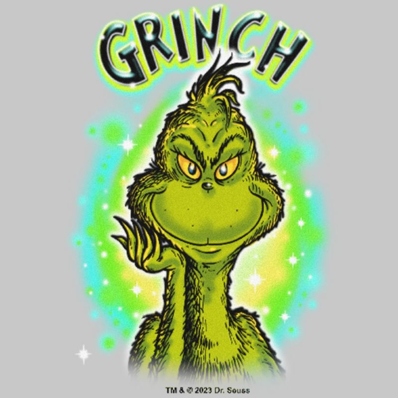 Toddler's Dr. Seuss Airbrushed Grinch Portrait T-Shirt, 2 of 4