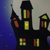 Northlight Fiber Optic and LED Lighted Witch in the Moon Halloween Canvas Wall Art 12" x 15.75" - 4 of 4