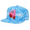 Kirby Cloud Pattern Blue Youth Snapback Cap - 3 of 4
