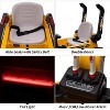 12V Kids Ride-On Excavator Digger Car, Electric Remote Control with Digging Arm - 3 of 4