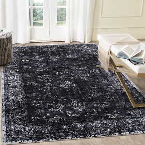 Area Rug, Home Decor Washable Modern Neutral Rug - Non-Slip Stain Resistant Thin Soft Carpet for Living Room Bedroom Dining Room Farmhouse - 1 of 4
