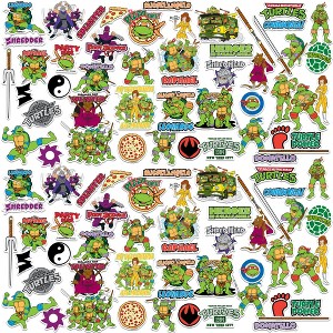 Teenage Mutant Ninja Turtles Sticker Pack Die Cut Vinyl Large Deluxe TMNT Stickers Variety Pack - Set of 50 - 1 of 4