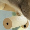 Mewoofun Pet Beds Cat Wall Shelves Wall Mounted Steinway Cat Step Double Cat Furniture Climbing Frame with Suction Cup, Brown, 14.96"*7.28"*4.72" - 2 of 4