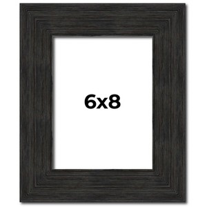 PosterPalooza | Photo Size Contemporary Black Frame - UV Acrylic, Foam Board Backing, Hanging Hardware - 1 of 4