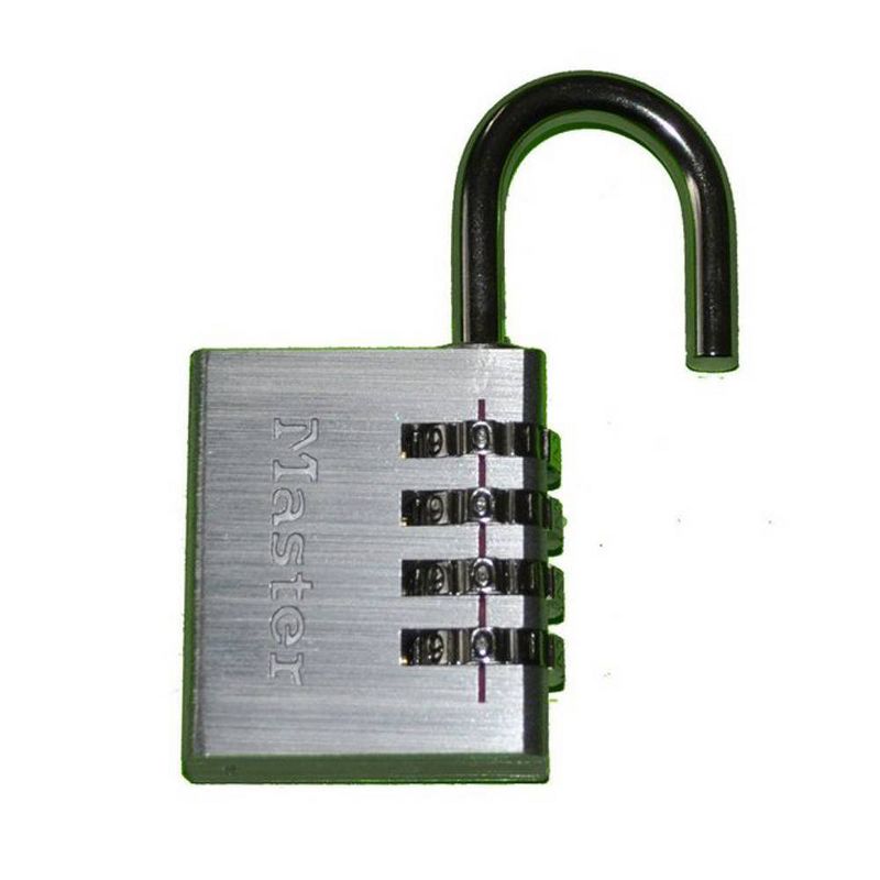 Master Lock Combination Comb. Brass Lock, 4 of 5