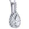 Pompeii3 3/8ct Fancy Pear Shaped 14k Solitaire Diamond Pendant - 2 of 4