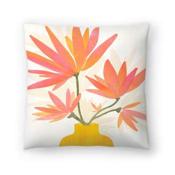 Bright Blooms Throw Pillow By Modern Tropical - Americanflat Botanical