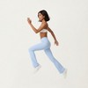 Anna-Kaci Active Women's Crossover Waist Flare Leg Yoga Pants with Stretch Fit Fabric and Smooth Contoured Silhouette - 4 of 4